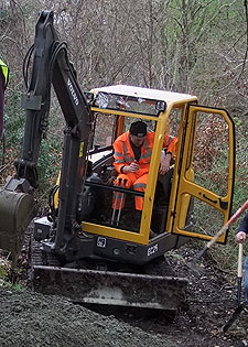 Digger Work in Willowglen