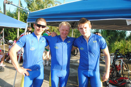 Kerry Christina on Triathlon Podium