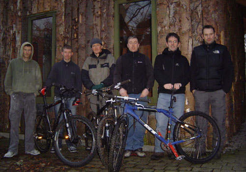 Club shot at Waterwheel hut in Castle Grounds