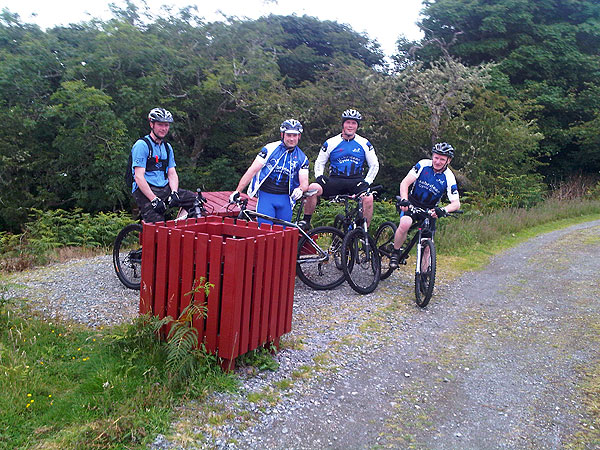 Craig, Steve, Errol and Gavin on Gallows Hill