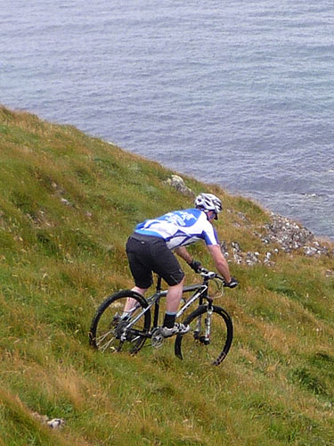 Steve going for it behind Port Voller