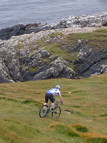 Steve going for it behind Port Voller