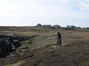 Paul on cliffs at Aird