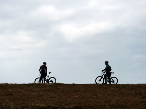 Steve and Errol on the moor