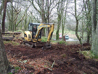 Trail building in Willowglen